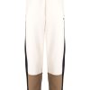 Men Sweatpants Maison-Kitsune Lacoste logo-embroidered colour-block Track Pants White