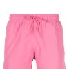 Lacoste logo-appliqué Swim Shorts Pink Maison-Kitsune Men Surf & Swimwear