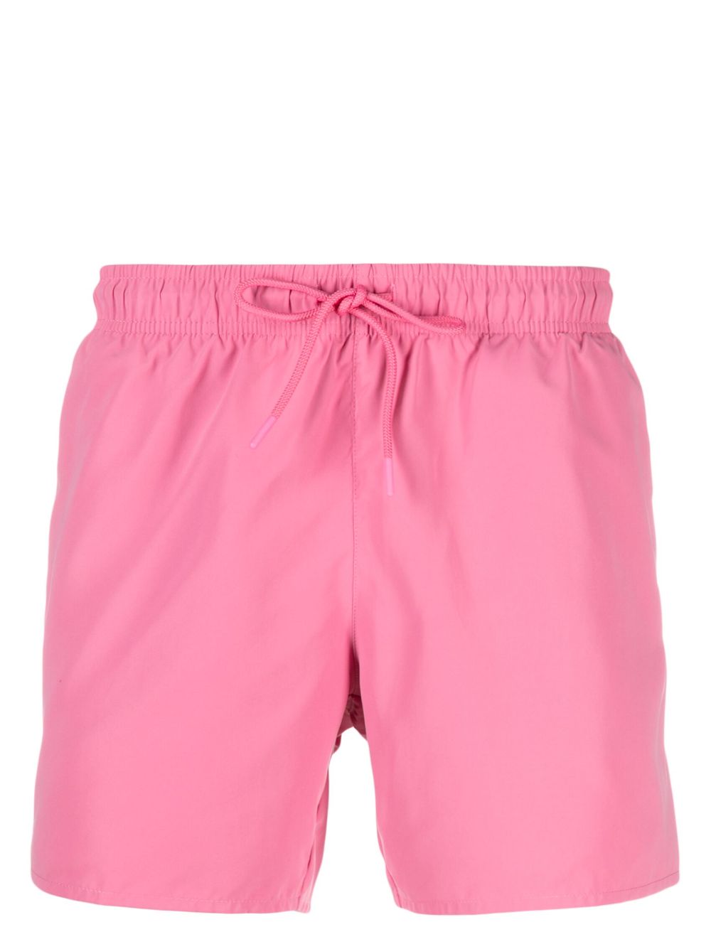 Lacoste logo-appliqué Swim Shorts Pink Maison-Kitsune Men Surf & Swimwear