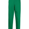 Men Sweatpants Maison-Kitsune Lacoste logo-appliqué Cotton Blend Track Pants Green