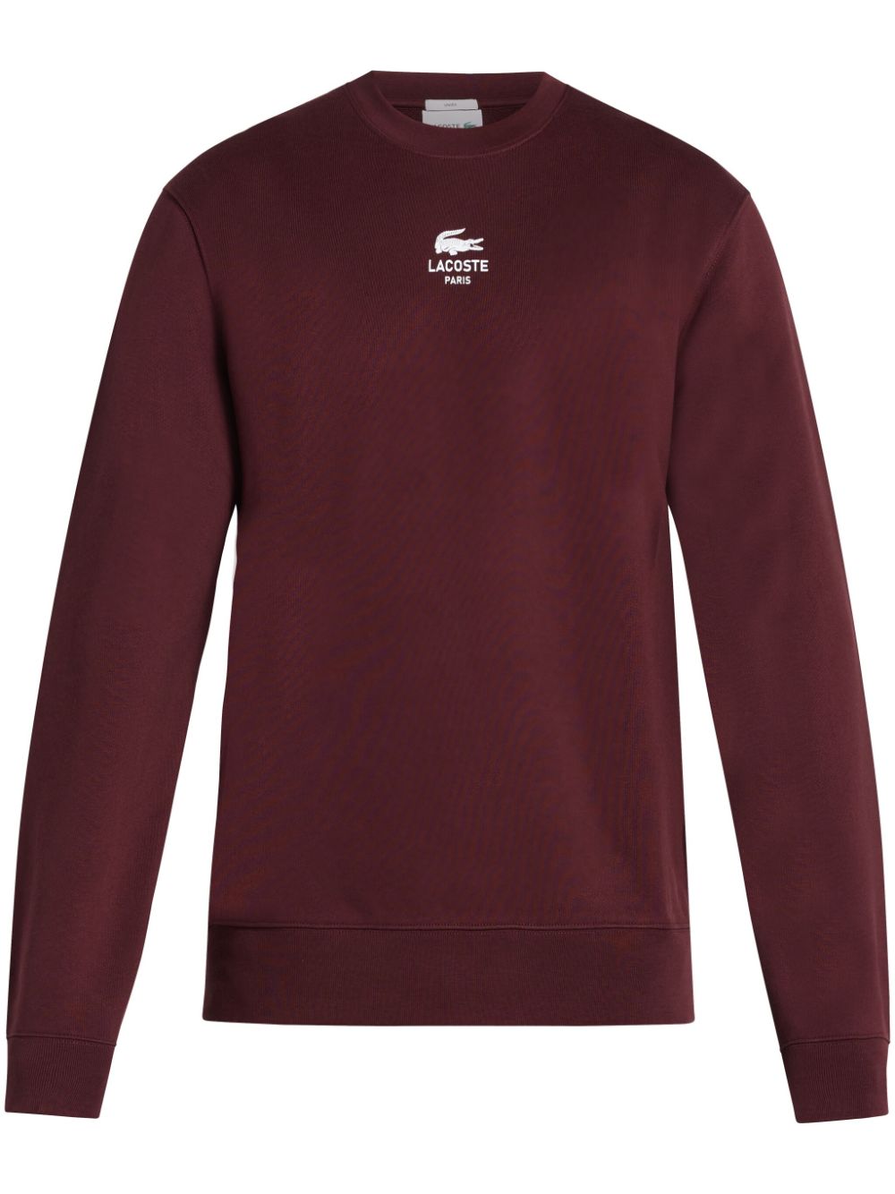 Maison-Kitsune Sweatshirts Men Lacoste logo-print Sweatshirt Red