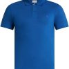 Men Polo Shirts Maison-Kitsune Lacoste Movement Polo Shirt Blue