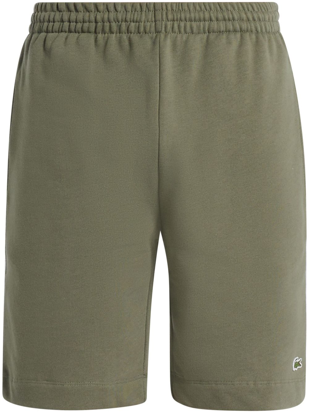 Lacoste logo-patch cotton-blend Track Shorts Green Maison-Kitsune Men Track & Running Shorts