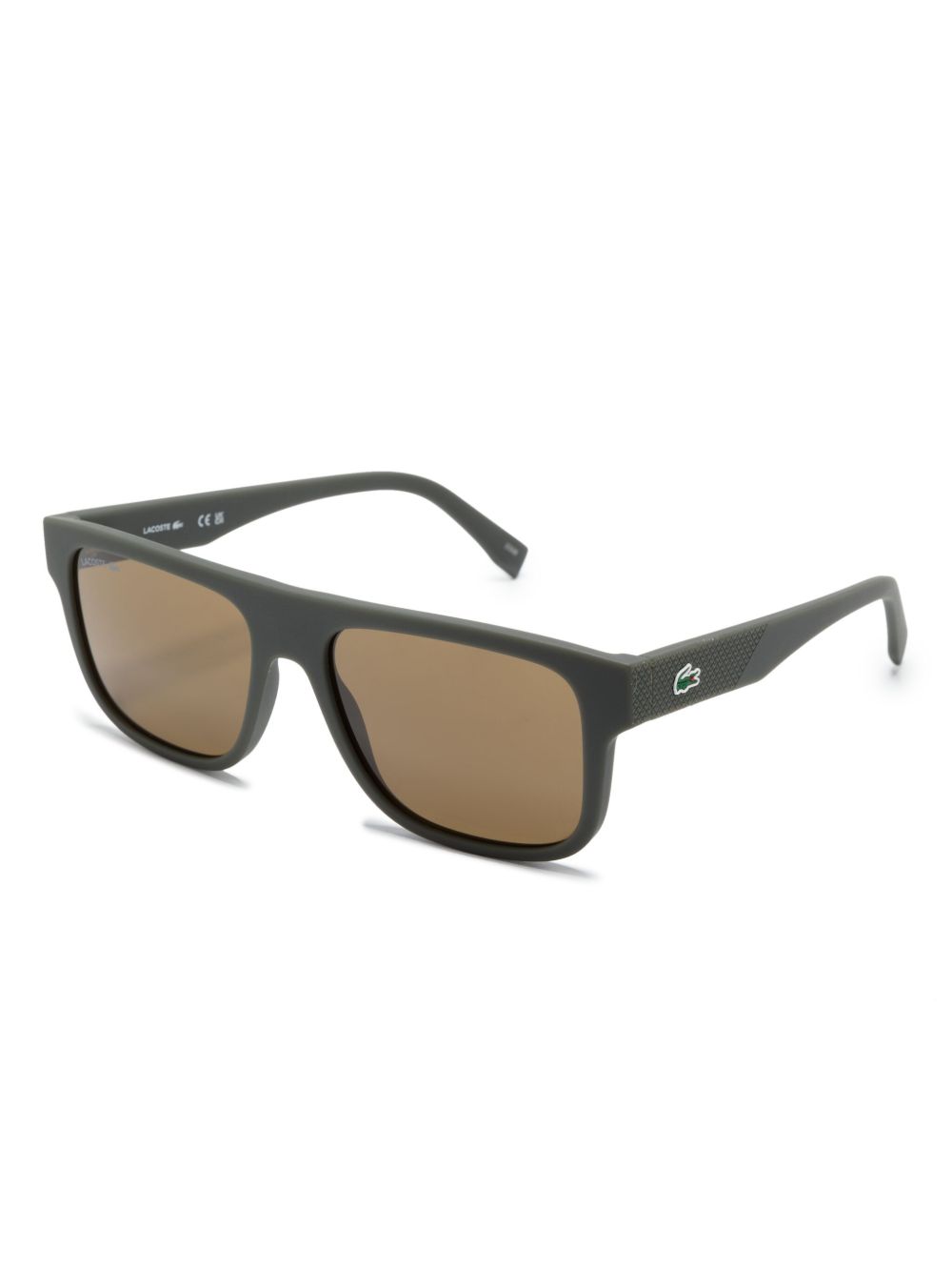 Lacoste square-frame Sunglasses Green Men Sunglasses Maison-Kitsune