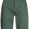 Maison-Kitsune Bermuda Shorts Men Lacoste slim-fit Bermuda Shorts Green