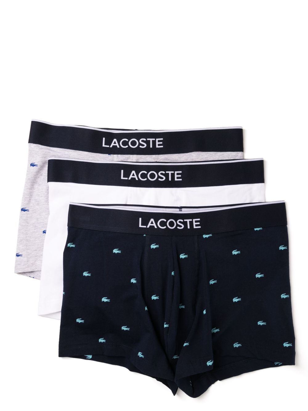 Men Briefs & Boxers Maison-Kitsune Lacoste logo-print Boxers (pack Of three) Multicolour