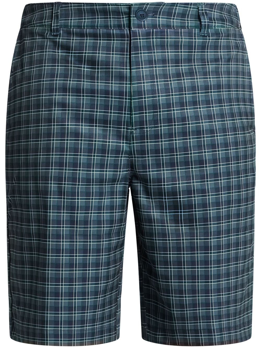 Men Bermuda Shorts Maison-Kitsune Lacoste Checkered Elasticated Bermuda Shorts Blue
