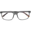 Lacoste rectangle-frame two-tone Glasses Grey Men Glasses & Frames Maison-Kitsune