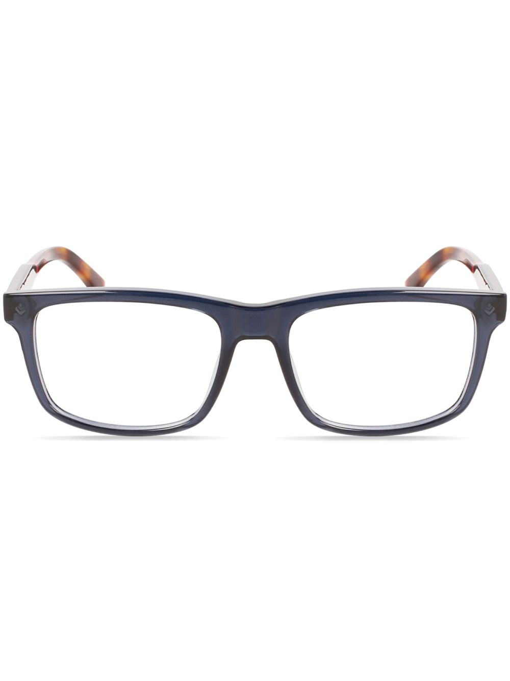 Men Glasses & Frames Maison-Kitsune Lacoste logo-print Glasses Blue