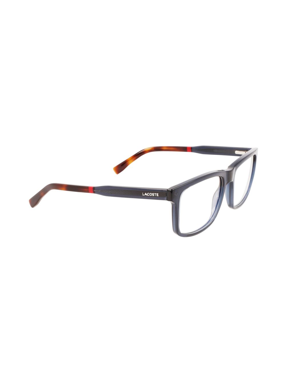 Men Glasses & Frames Maison-Kitsune Lacoste logo-print Glasses Blue