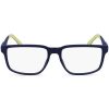 Men Glasses & Frames Maison-Kitsune Lacoste geometric-frame Glasses Blue