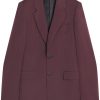 Lanvin Wool Blazer Red Men Blazers Maison-Kitsune