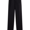 Lanvin Belted Trousers Black Men Tailored Pants Maison-Kitsune