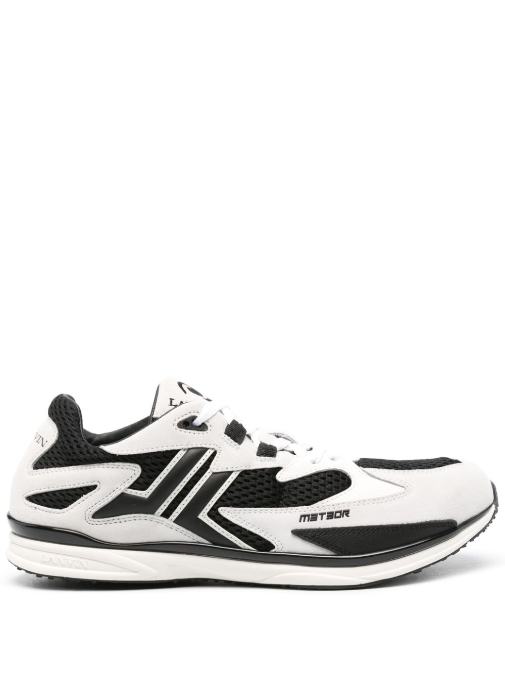 Maison-Kitsune Low-Tops Men Lanvin Meteor lace-up Sneakers Black