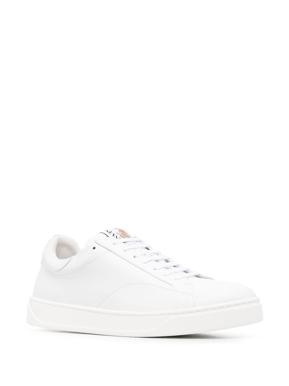 Maison-Kitsune Low-Tops Men Lanvin DDB0 low-top Leather Sneakers White