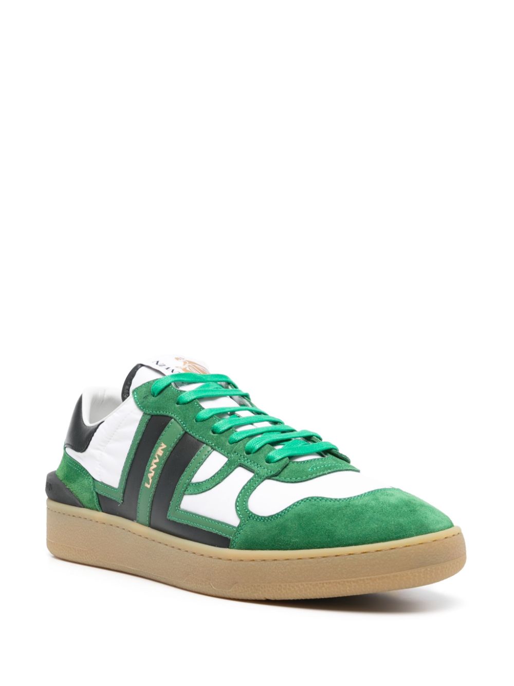 Lanvin Clay Sneakers Green Men Low-Tops Maison-Kitsune