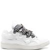 Men Low-Tops Maison-Kitsune Lanvin x Future Curb 3.0 Sneakers White