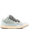 Maison-Kitsune Low-Tops Men Lanvin Curb lace-up Chunky Sneakers Blue