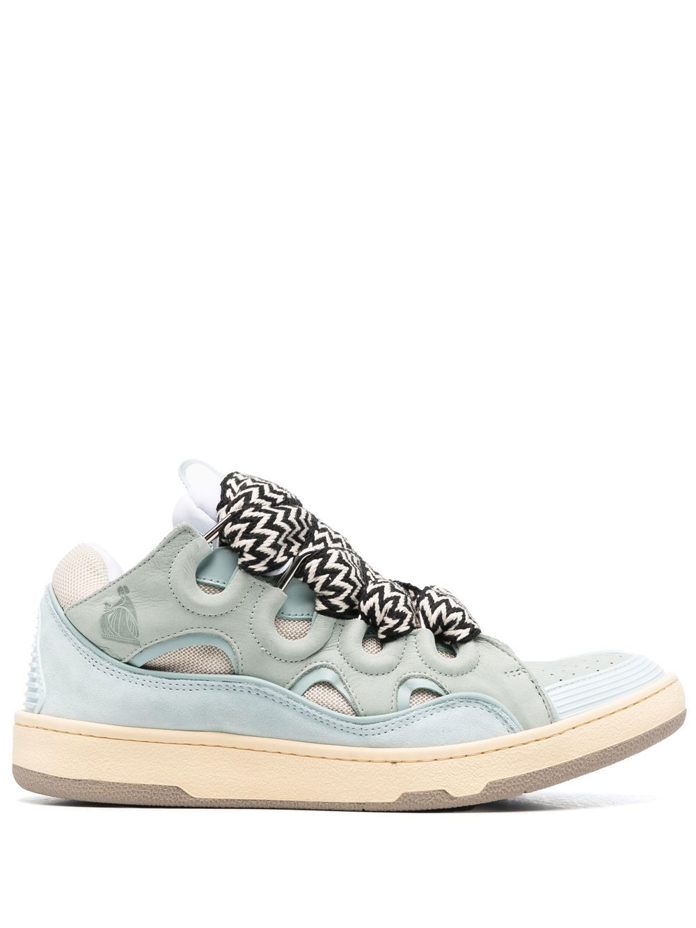 Maison-Kitsune Low-Tops Men Lanvin Curb lace-up Chunky Sneakers Blue