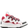 Lanvin Curb panelled-design Sneakers White Men Low-Tops Maison-Kitsune