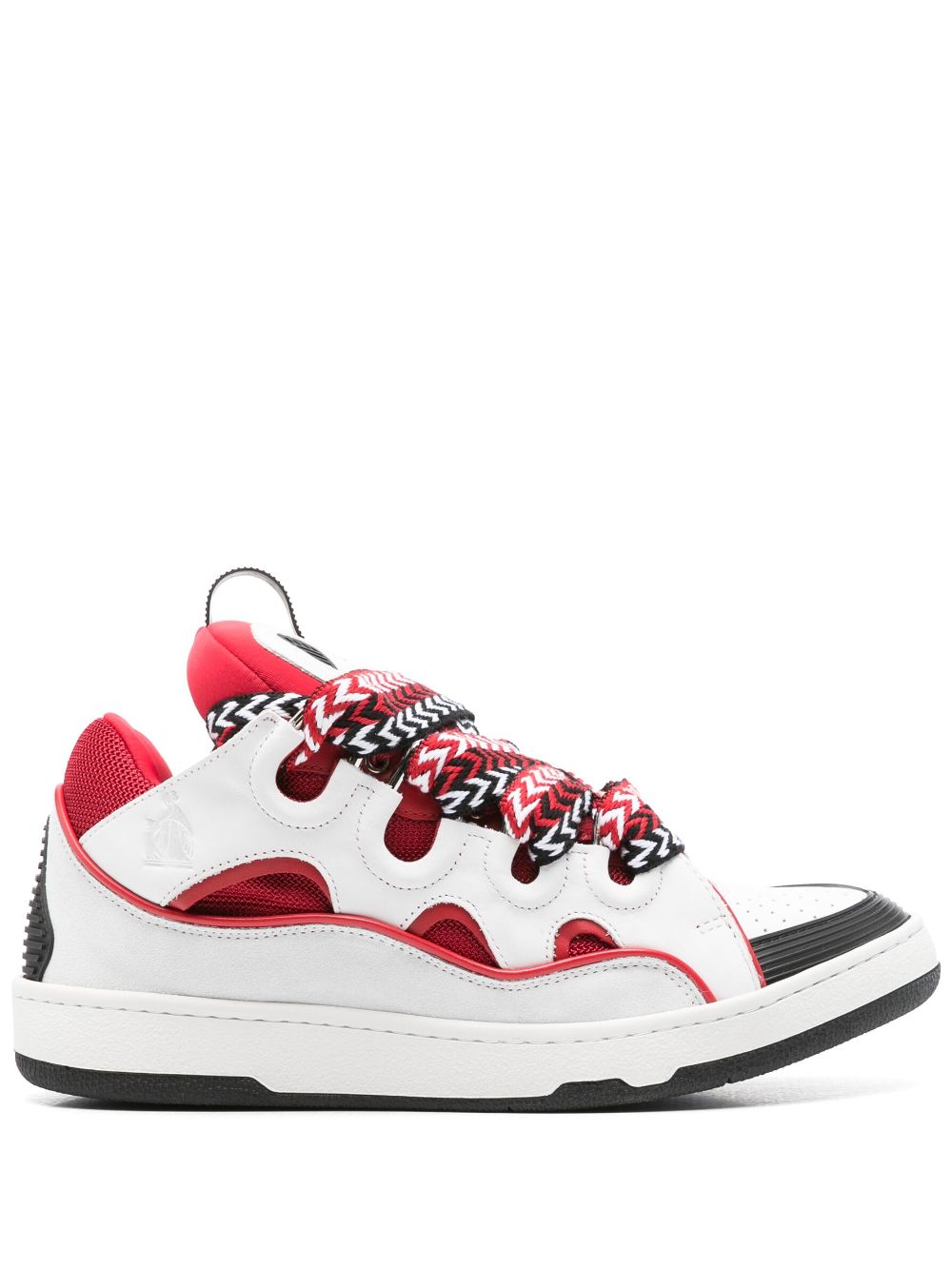 Lanvin Curb panelled-design Sneakers White Men Low-Tops Maison-Kitsune