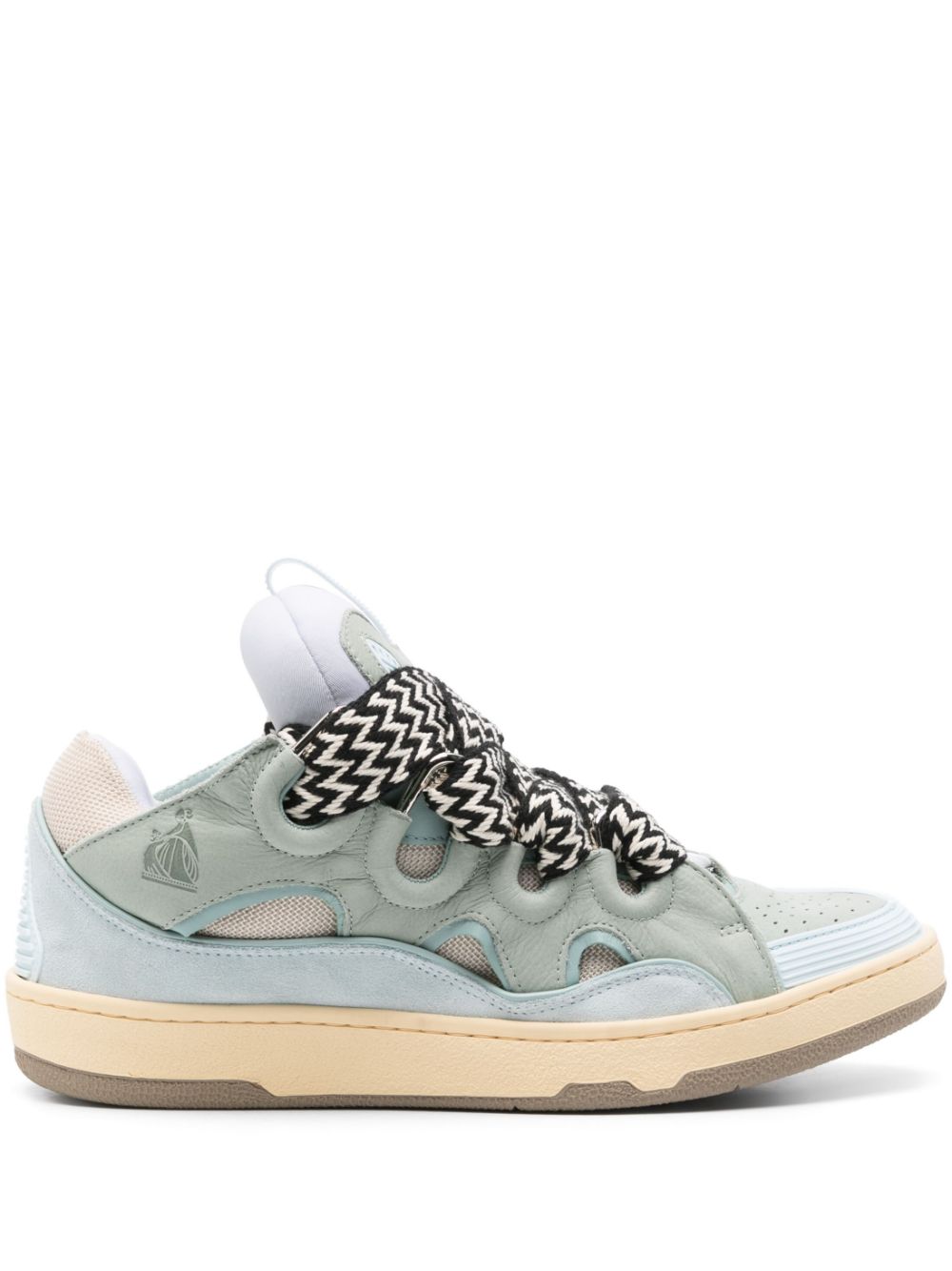 Maison-Kitsune Lanvin Curb Sneakers Blue Men Low-Tops