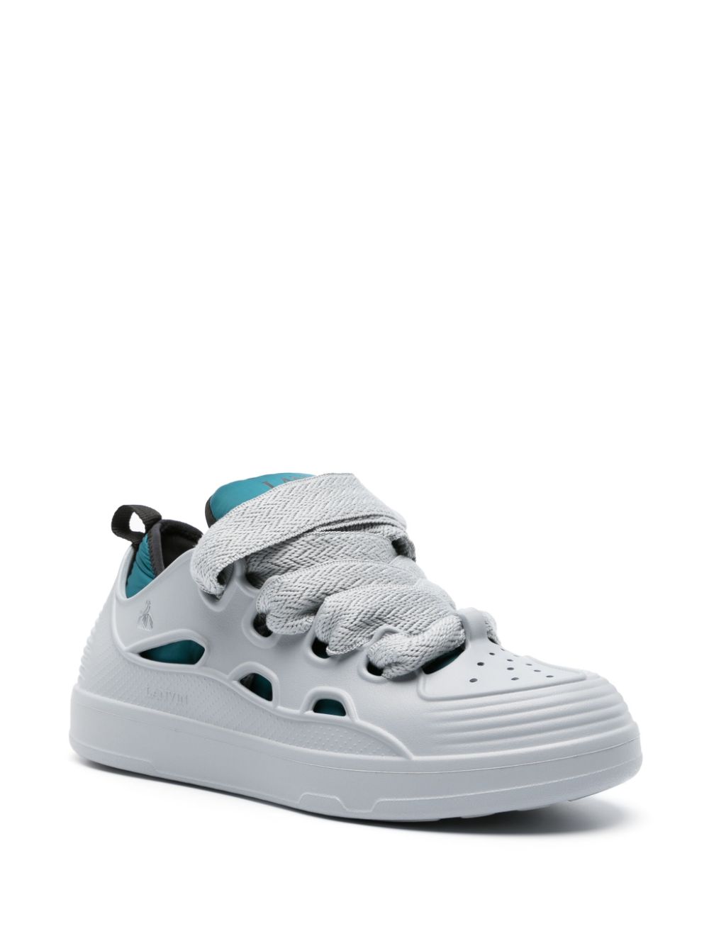 Maison-Kitsune Lanvin Curb removable-insole Sneakers Grey Men Low-Tops