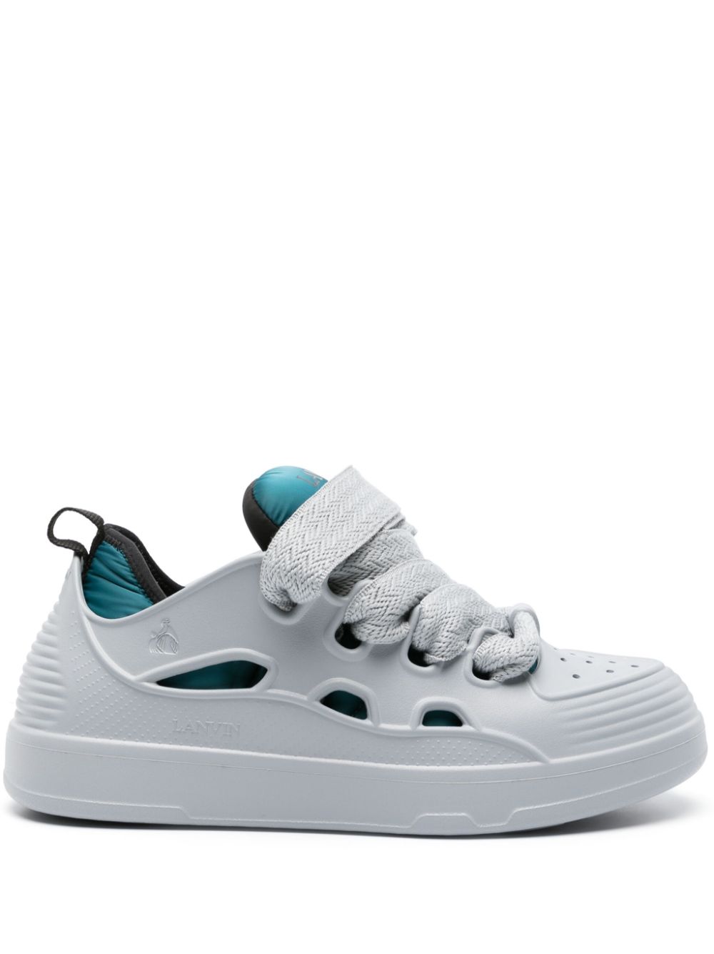 Maison-Kitsune Lanvin Curb removable-insole Sneakers Grey Men Low-Tops