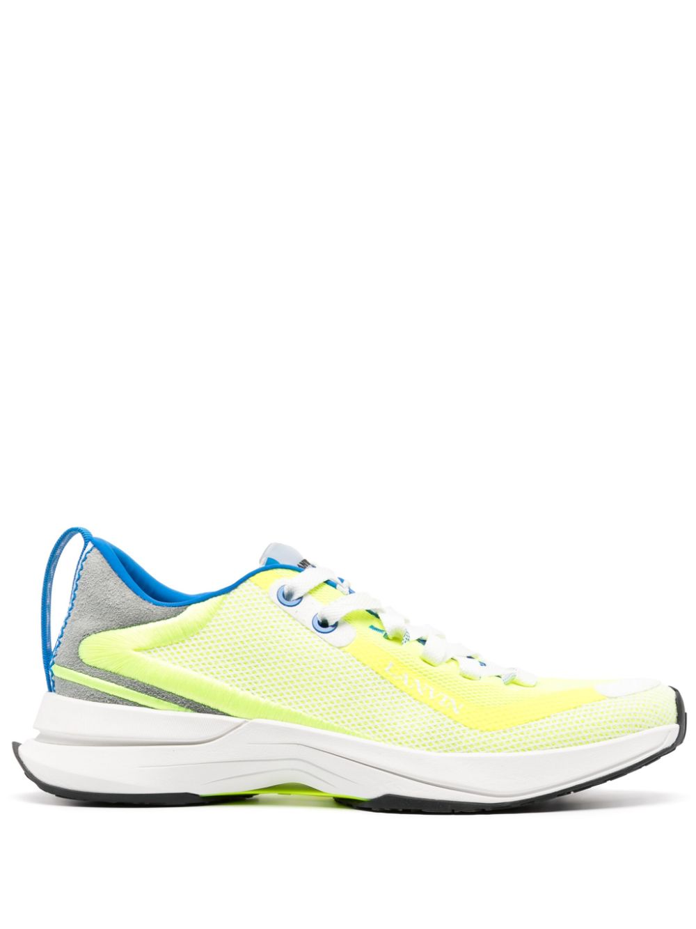 Men Low-Tops Maison-Kitsune Lanvin logo-detail Mesh Sneakers White