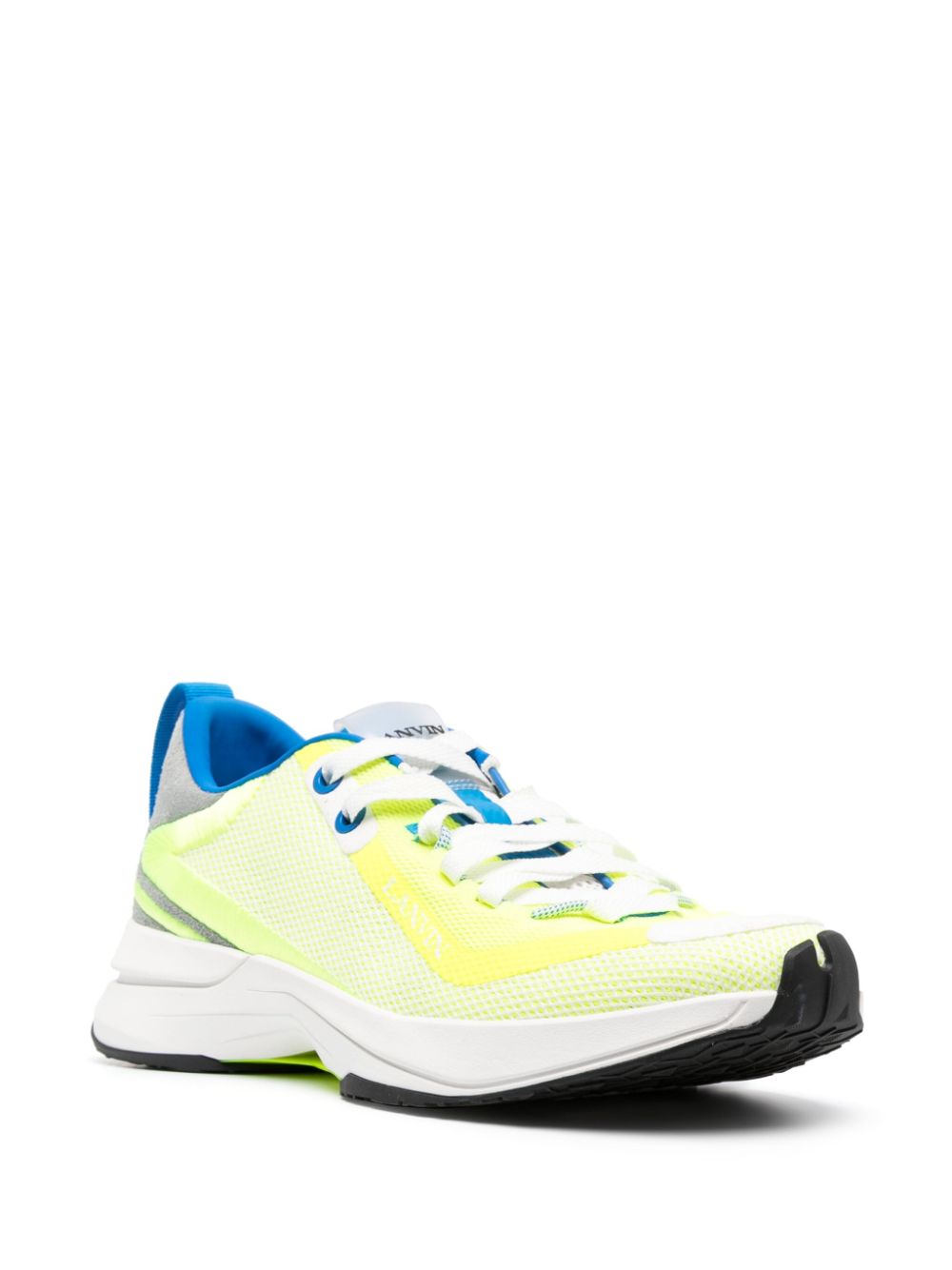 Men Low-Tops Maison-Kitsune Lanvin logo-detail Mesh Sneakers White