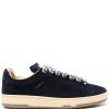 Maison-Kitsune Low-Tops Men Lanvin Curb Lite Suede Sneakers Blue