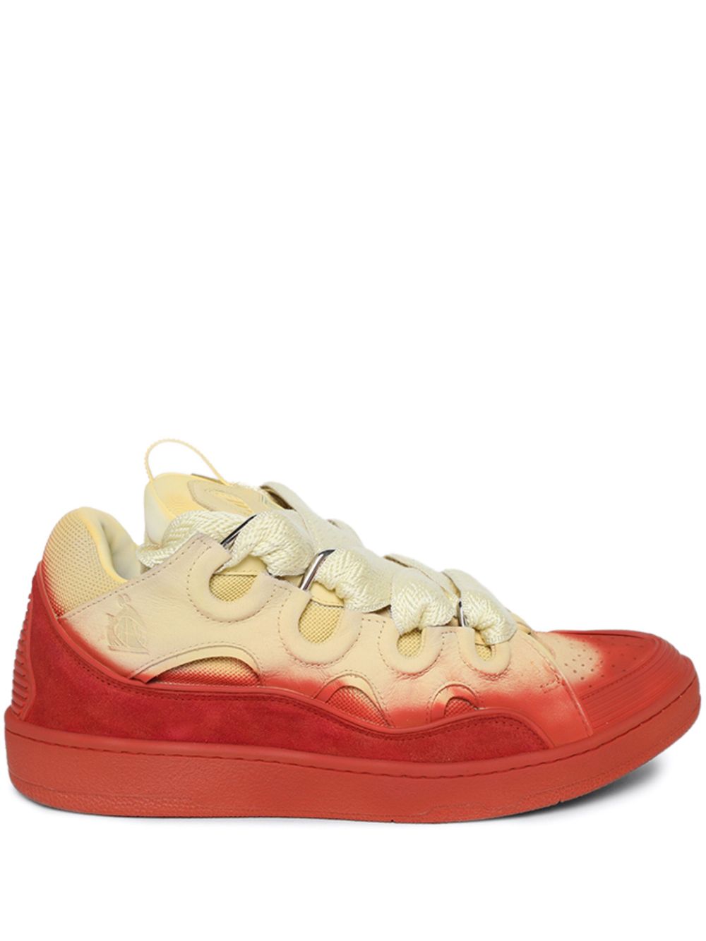 Lanvin Curb Radiant spray-effect Sneakers Neutrals Maison-Kitsune Men Low-Tops