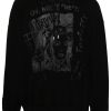 Maison-Kitsune Lanvin x Future graphic-print Cotton Hoodie Black Men Hoodies
