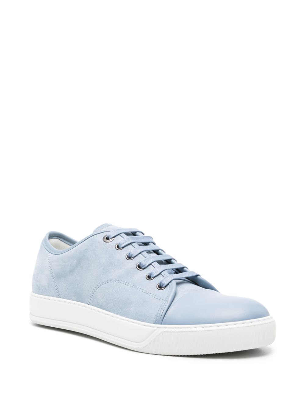 Lanvin DBB1 Suede Sneakers Blue Men Low-Tops Maison-Kitsune