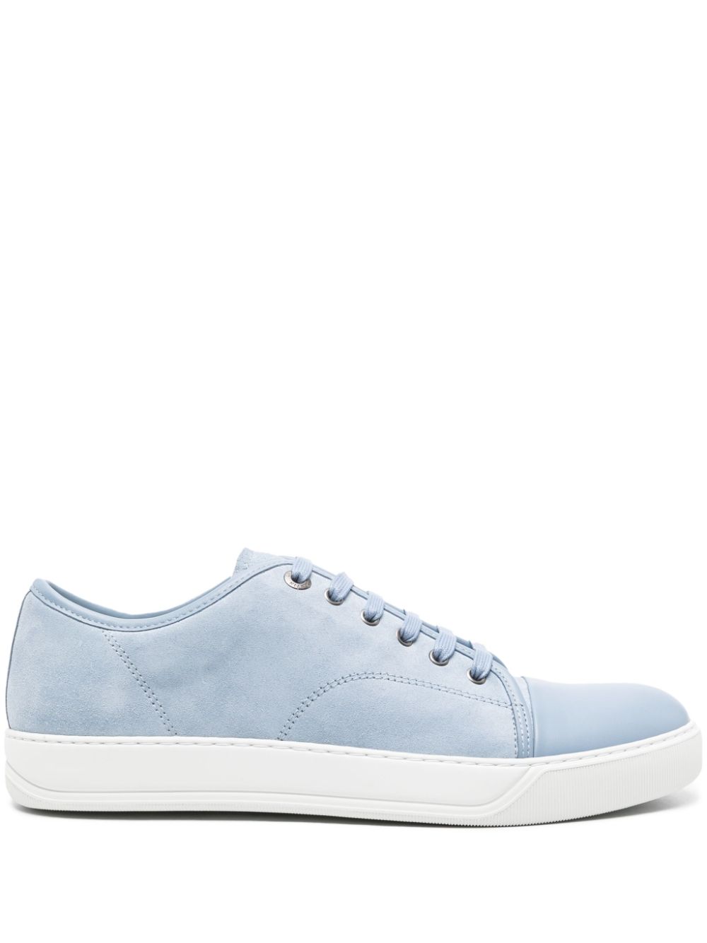 Lanvin DBB1 Suede Sneakers Blue Men Low-Tops Maison-Kitsune