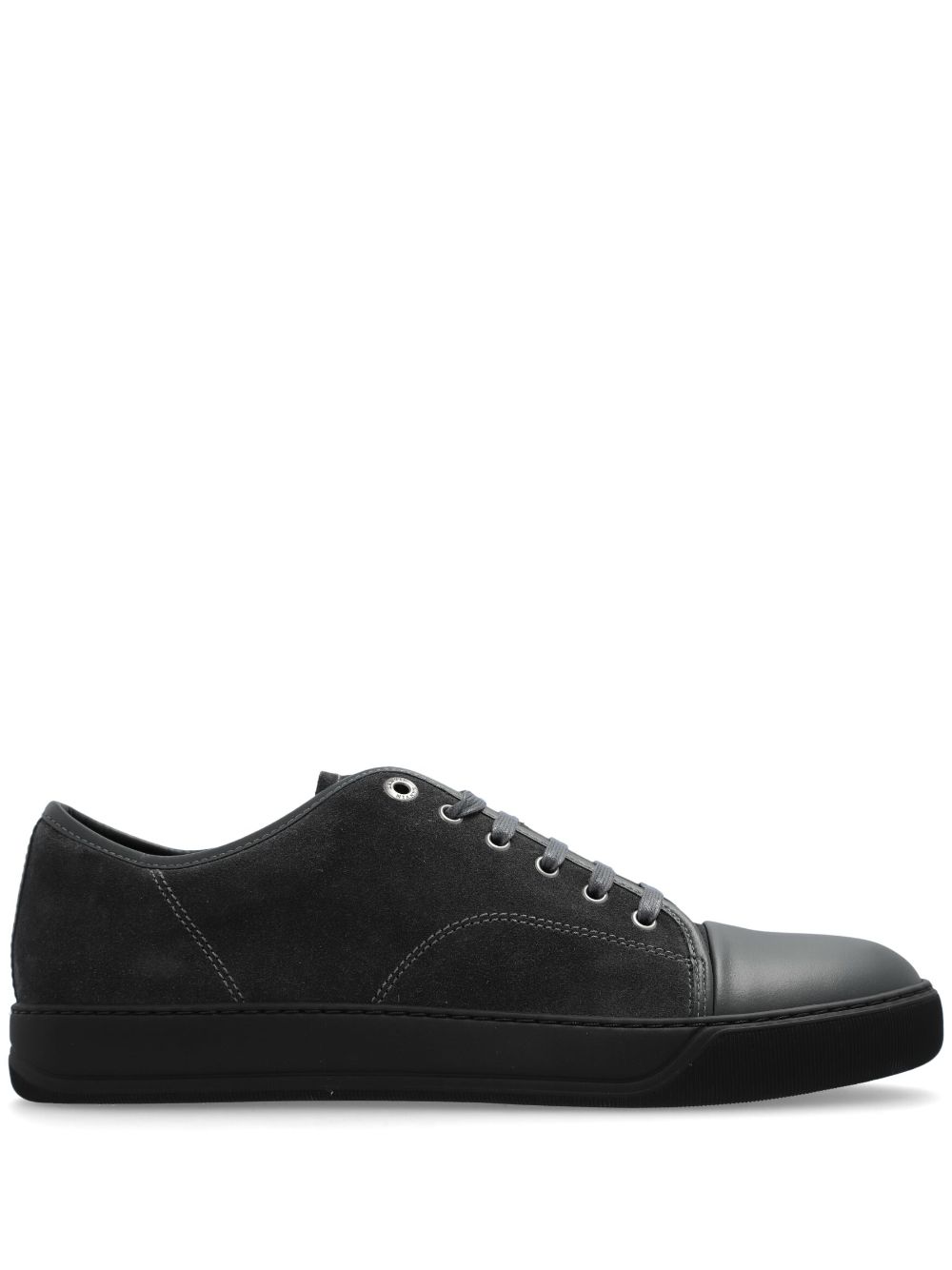 Maison-Kitsune Lanvin DBB1 Panelled Sneakers Grey Men Low-Tops