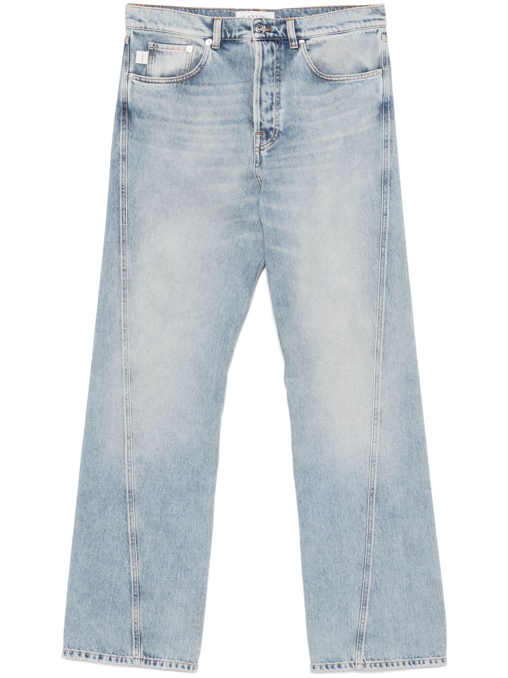 Lanvin seam-detail Jeans Blue Men Regular & Straight-Leg Jeans Maison-Kitsune