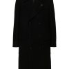 Lardini double-breasted Coat Black Men Double Breasted Coats Maison-Kitsune