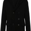 Lardini Knitted Blazer Black Men Blazers Maison-Kitsune