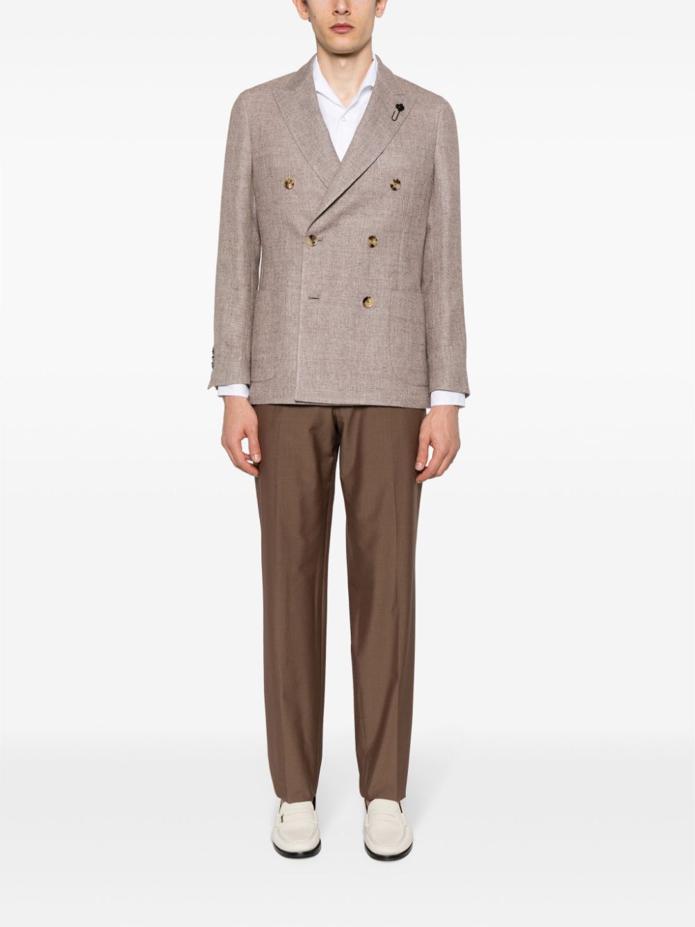 Lardini double-breasted Blazer Brown Men Blazers Maison-Kitsune