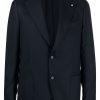 Maison-Kitsune Lardini single-breasted Blazer Blue Men Blazers