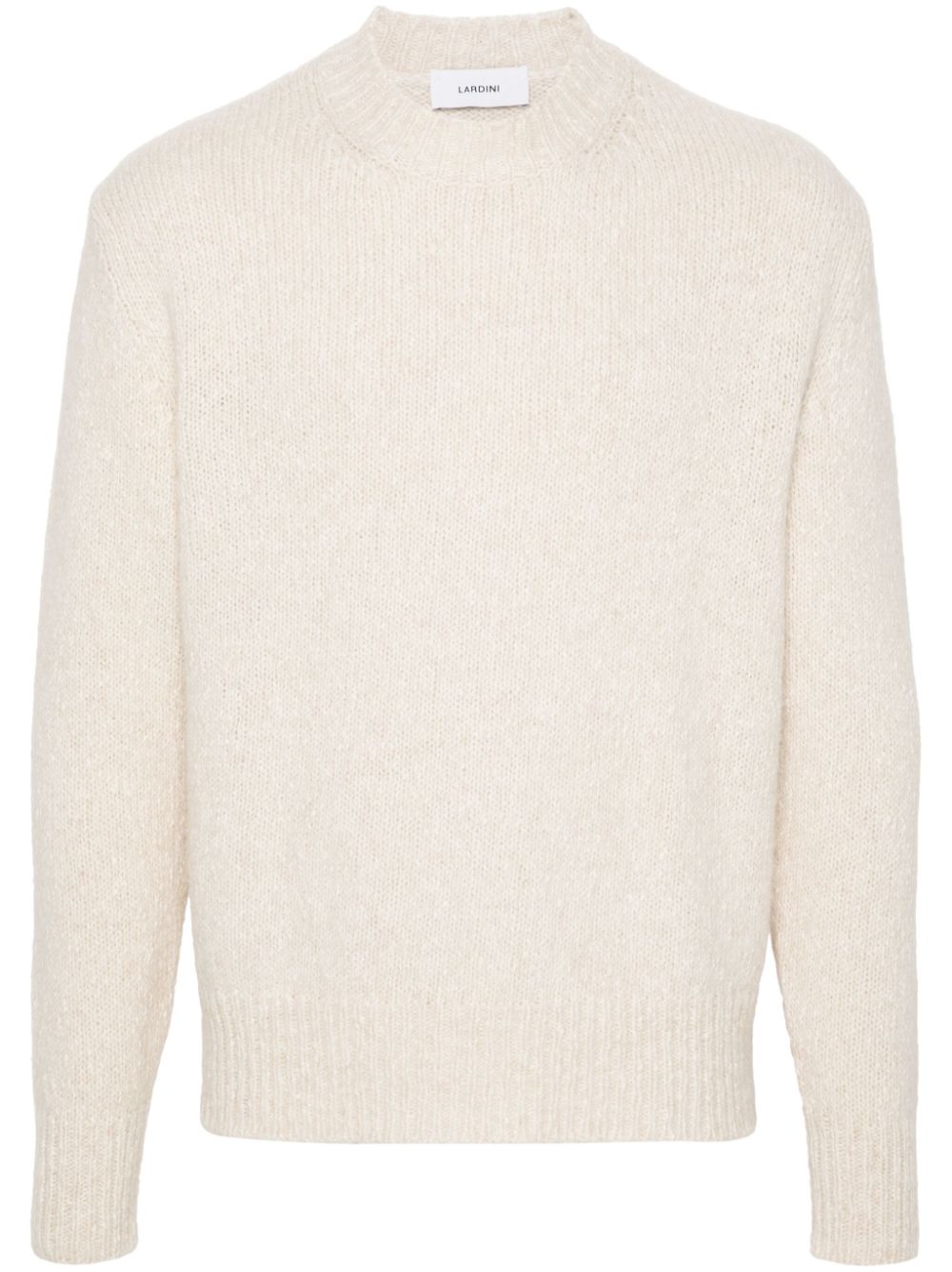 Lardini crew-neck Sweater Neutrals Maison-Kitsune Men Knitted Sweaters