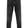Lardini Ivione Jeans Black Maison-Kitsune Men Cropped Jeans
