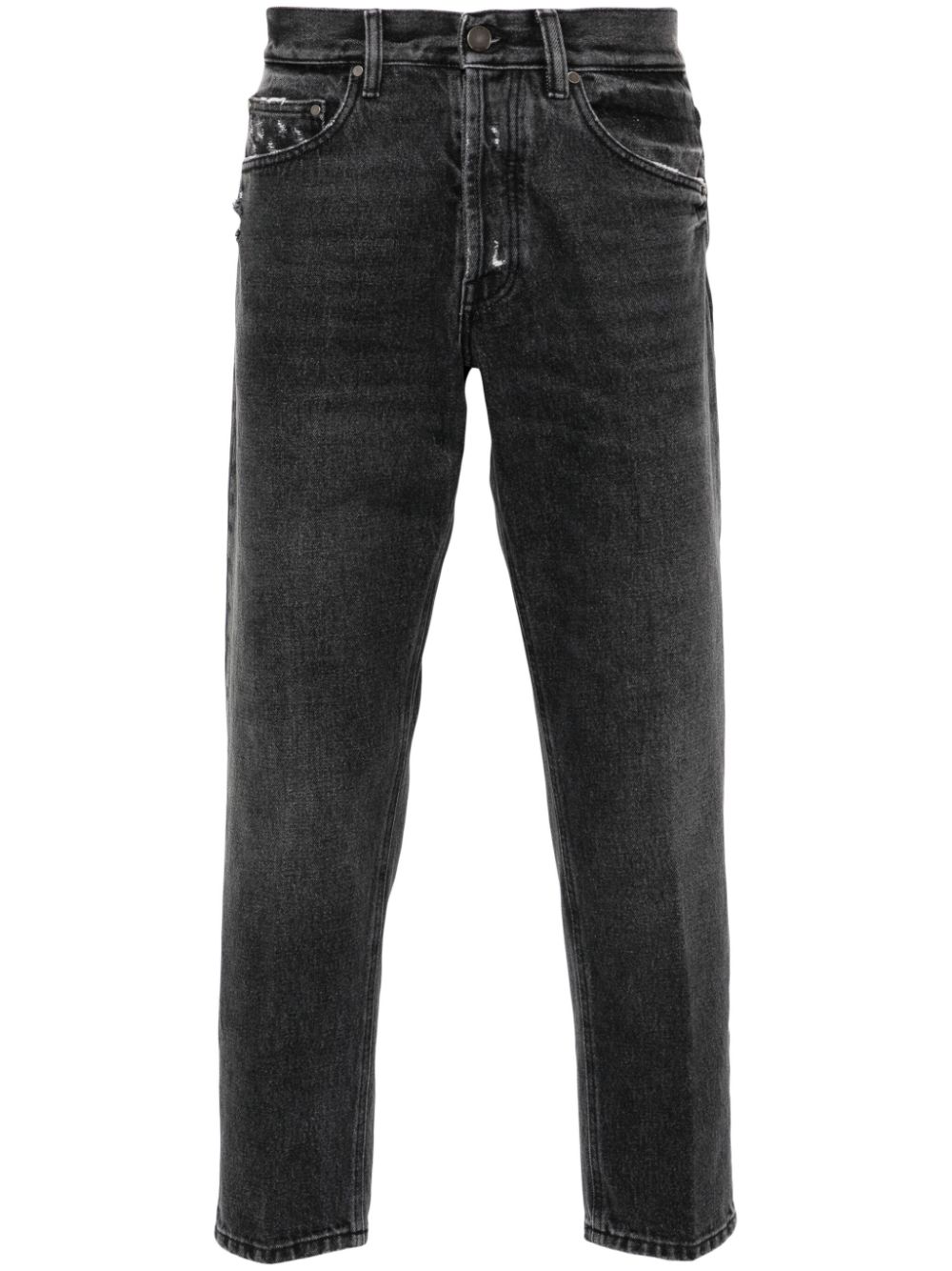 Lardini Ivione Jeans Black Maison-Kitsune Men Cropped Jeans