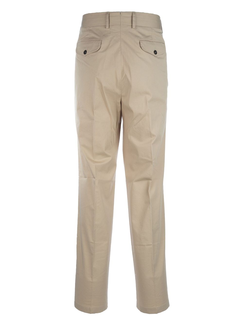 Lardini Pleated Trousers Neutrals Maison-Kitsune Men Regular-Fit & Straight Leg Pants