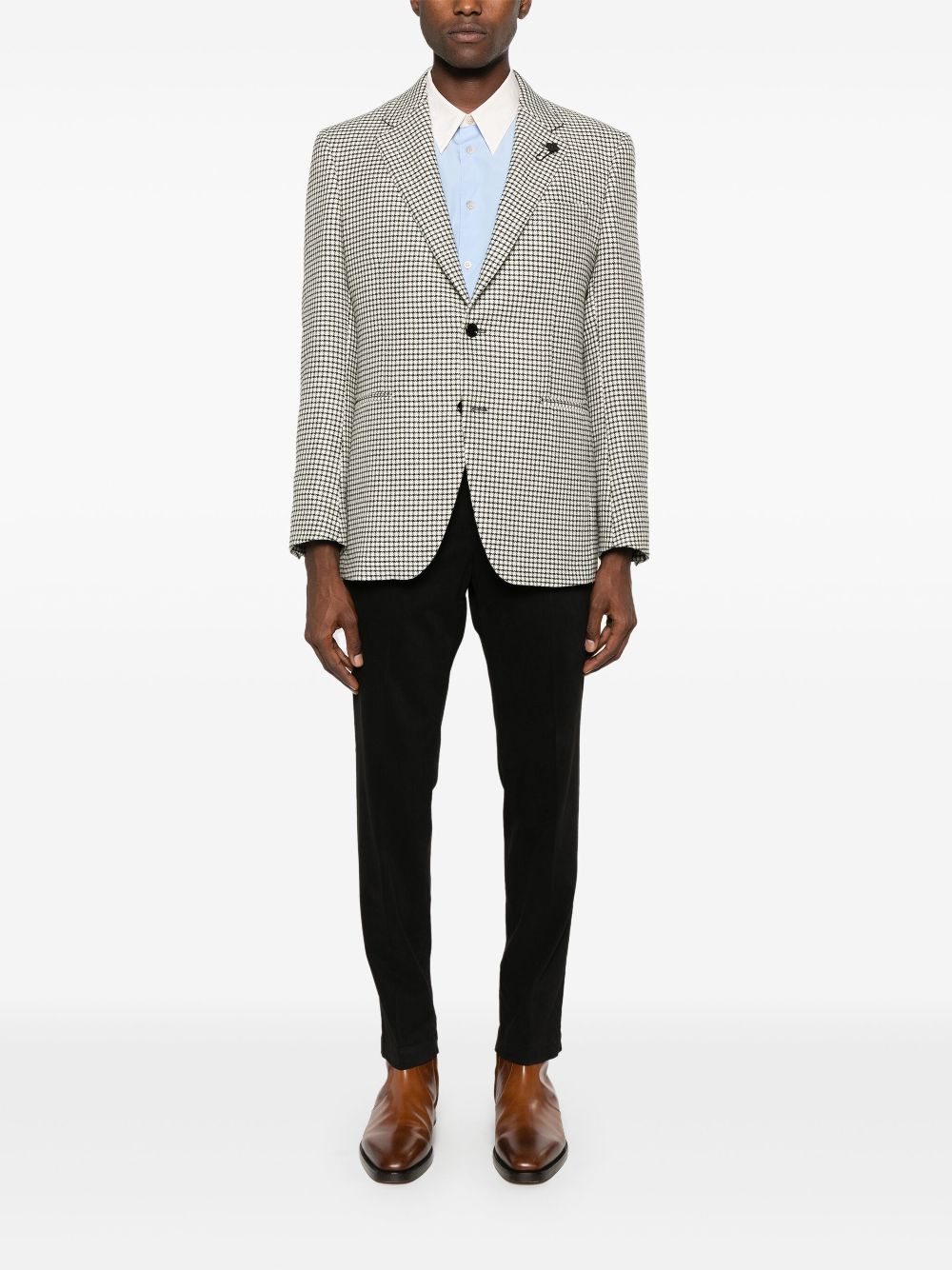 Men Suit & Dinner Jackets Maison-Kitsune Lardini Feeling Suit Jacket White