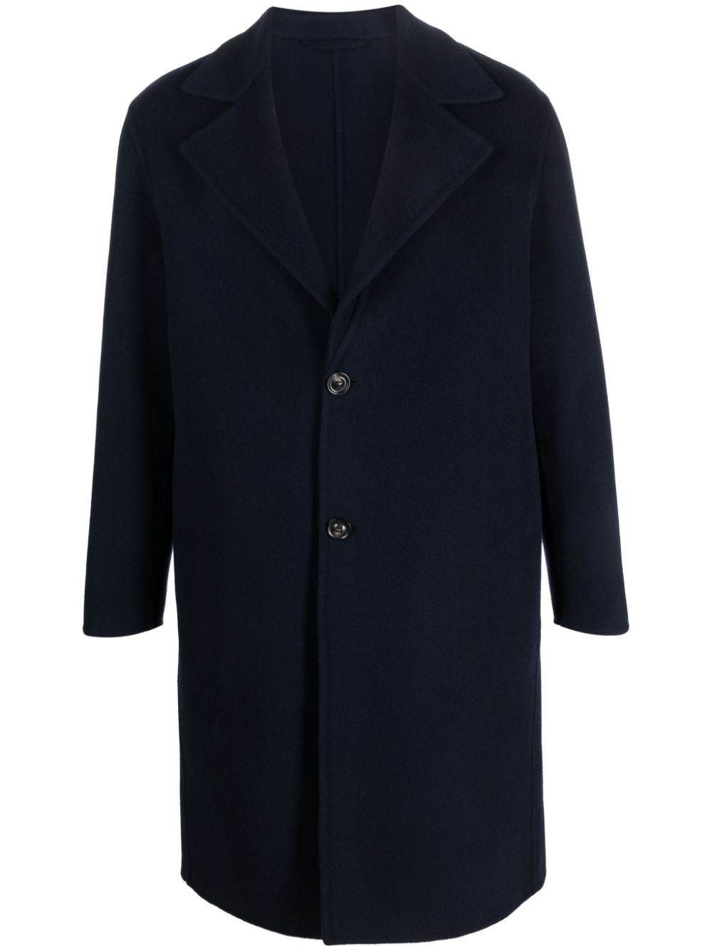 Lardini single-breasted wool-blend Coat Blue Men Single Breasted Coats Maison-Kitsune