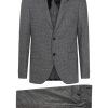 Lardini Houndstooth two-piece Blazer Black Men Single Breasted Suits Maison-Kitsune