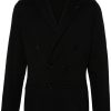 Lardini brooch-detail Cardigan Black Maison-Kitsune Men Cardigans