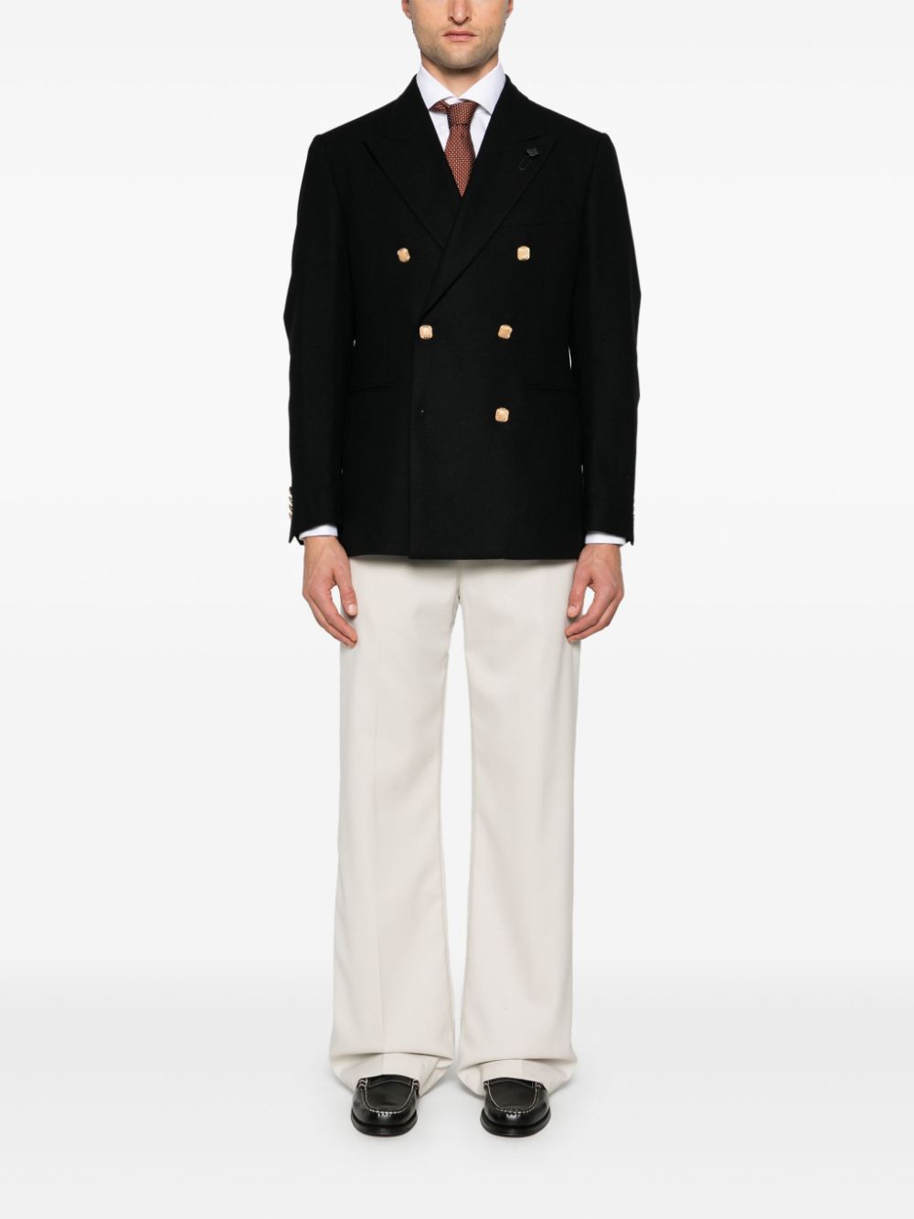Lardini double-breasted Blazer Black Men Blazers Maison-Kitsune